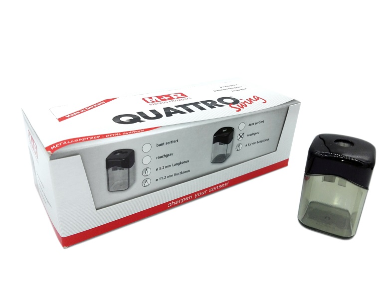 موبيوس + روبرت - براية أقلام شكل مكعب خرم واحد - عبوة 10حبة