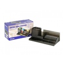 Elson - Desk Organizer, Paper and Pen Holder - Transparent Brown