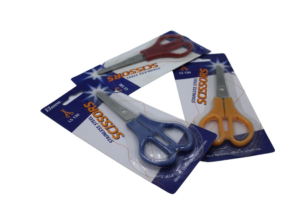 Elson - 5 inch paper scissors, multiple colors