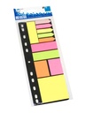 Info Note - page and file dividers in 4 various sizes, hanging