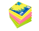 Info Note - sticky notes - colored - 6 pieces, 75*75 mm, 80 sheets - 6-color tie