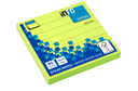 Info Note - lined sticky notes - 75*75 mm, 80 sheets - green color