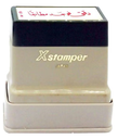   X-Stamper - ختم محبر بعبارة "دقق فوجد مطابقاً "