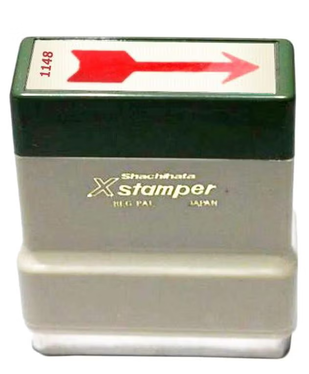 X-Stamper - ختم محبر " شكل سهم  "