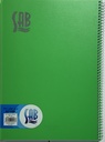 SAP - Plain White Wire Notebook 80g 96 Sheets A4 Size