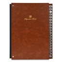 Sub - 20-part signature album, vinyl cover (A-Z) - size F/C - brown color