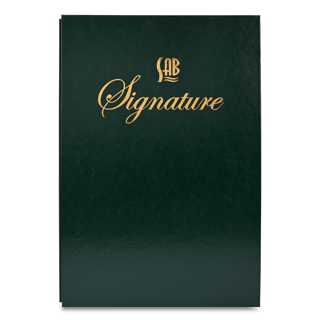 ساب - البوم توقيع 18 جزء غلاف فينيل - مقاس F/C  - لون أخضر