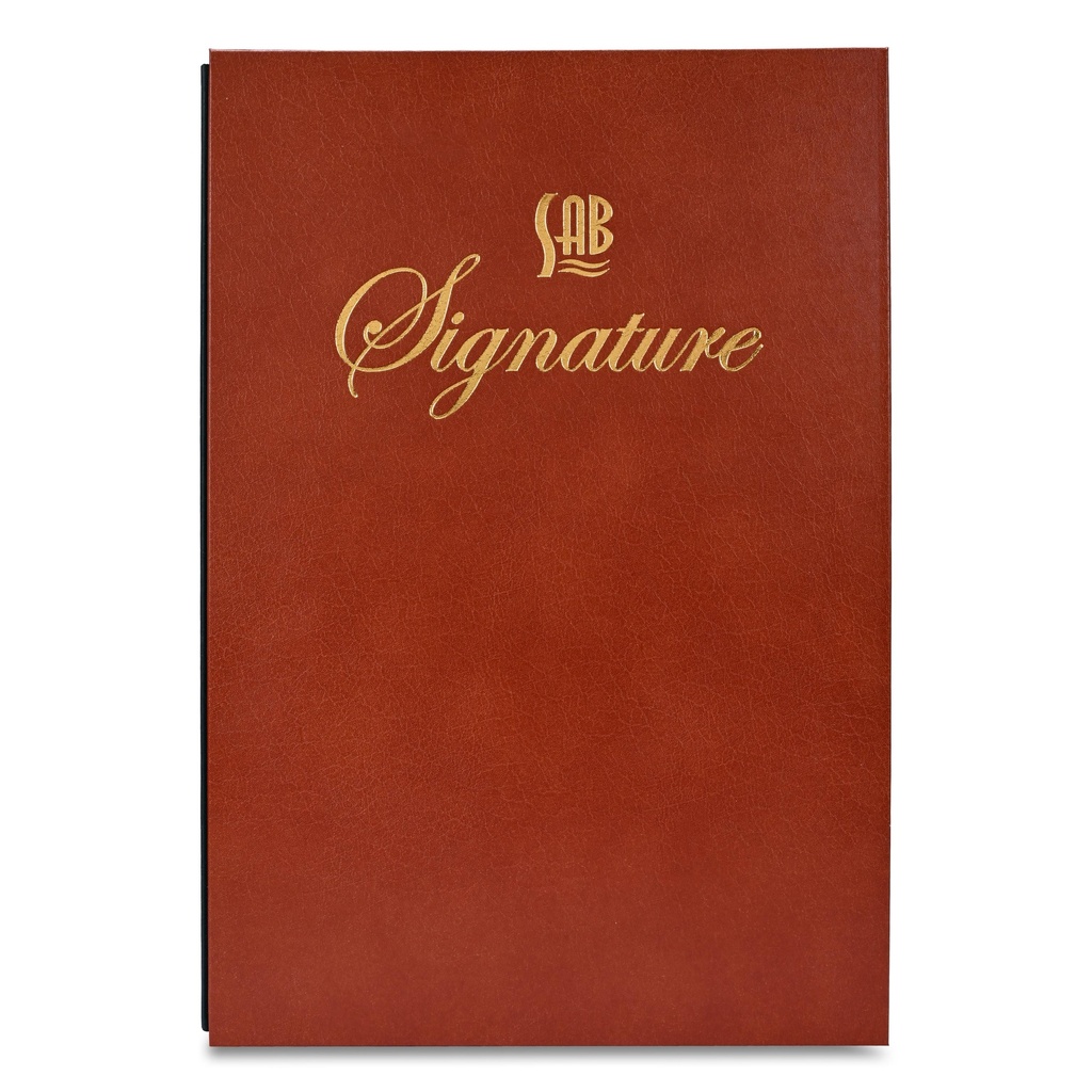 Sub - Signature Album 18 Parts Vinyl Cover - Size F/C - Brown Color