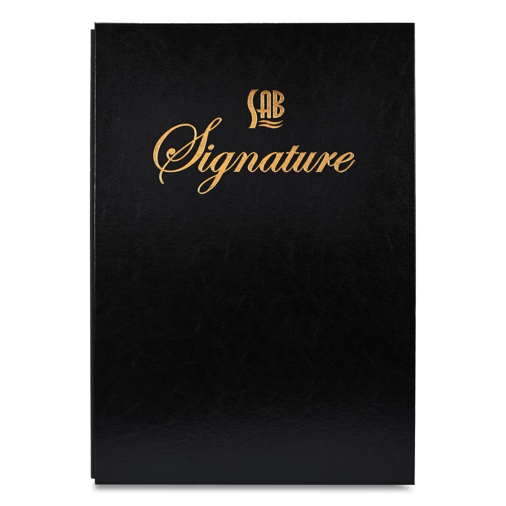 Sub - 18-part signature album, vinyl cover - size F/C - black color