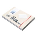 SABB - White, lined, double-sided research cards, pack of 50 cards, size 6*4 inches