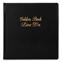 SABB - Golden visit log, size 280*275 mm - 96 sheets - 100 grams