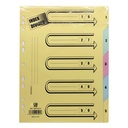 SAP - Colored cardboard file dividers - A4 size