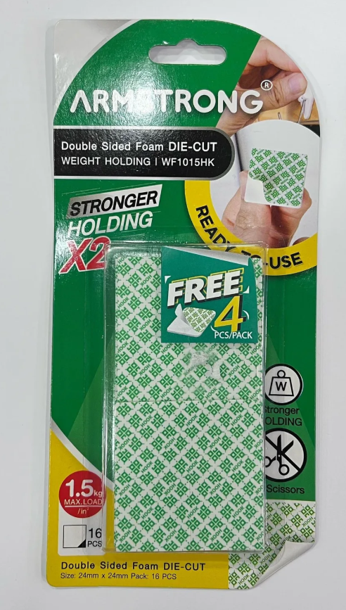 Armstrong - Double Sided Foam Tape Squares 24mm*24mm