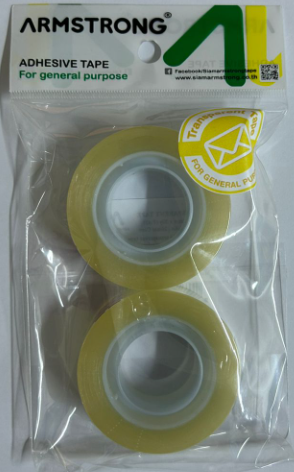 Armstrong - Clear Adhesive 2pcs - Size 18mm * 30yd