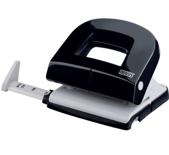 Novus - 16-sheet paper puncher E216 - colored - black