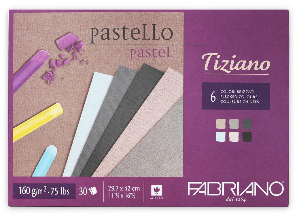 Fabriano A3 size colorful sketchbook - 30 sheets, 160 grams