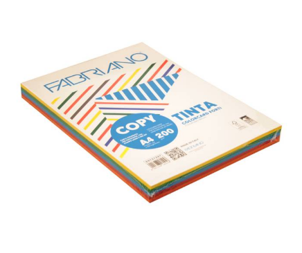 Fabriano - A4 copy paper, dark colors, 200 gsm - 100 sheets