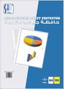 SABB - White Perforated Pocket Holder - Box of 100 Pieces - A4 Size