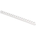 SAP - Snail Binding Binding Rings 21 Rings 16 mm (115 Sheets) Box Pack of 100 Pieces - White Color