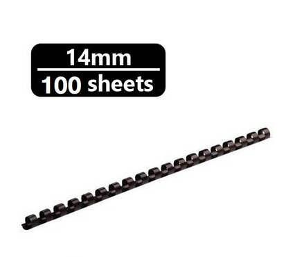SAP - Snail Binding 21 Rings 14mm (100 Sheets) Box Pack of 100 Pieces