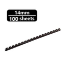 SAP - Snail Binding 21 Rings 14mm (100 Sheets) Box Pack of 100 Pieces