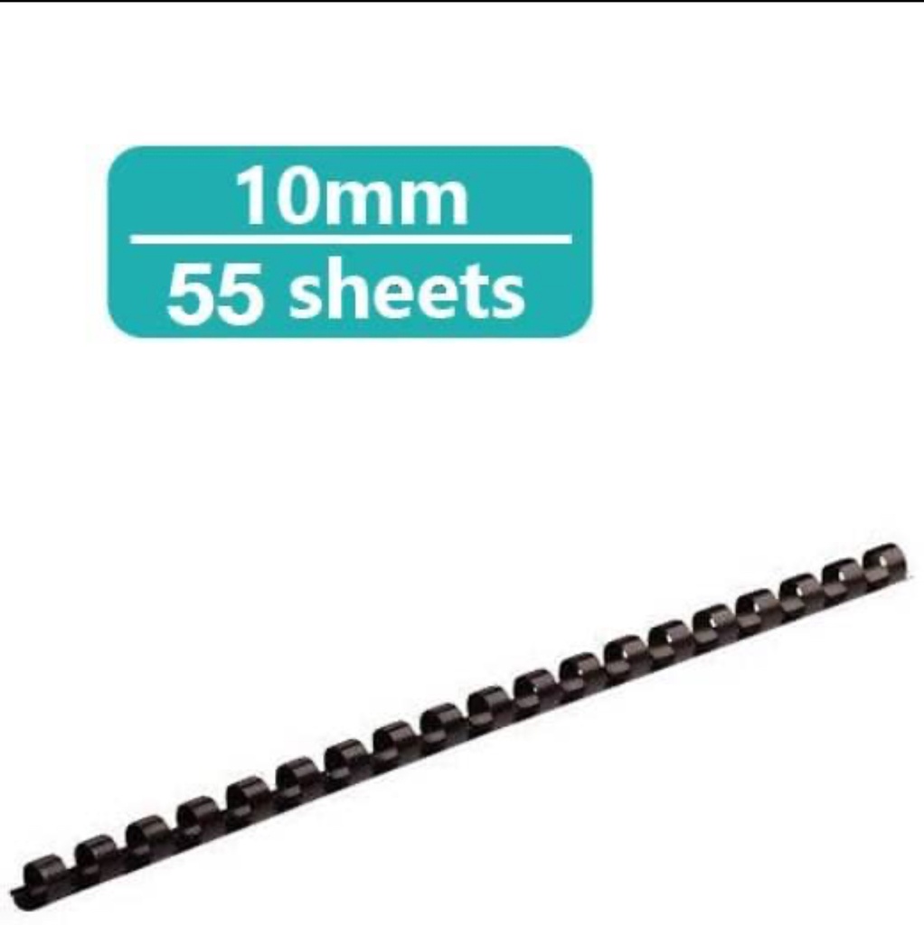 Sub - Snail Binding 21 Rings 10mm (55 Sheets) Pack of 100 Pieces