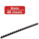 Sub - Snail Binding 21 Rings 8mm (40 Sheets) Pack of 100 Pieces