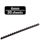 Sub - Snail Binding 21 Rings 6 mm Box of 100 Pieces