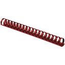 SAB - Snail Binding Rings 21 Rings 6mm Box Pack of 100 Pieces - Red Color