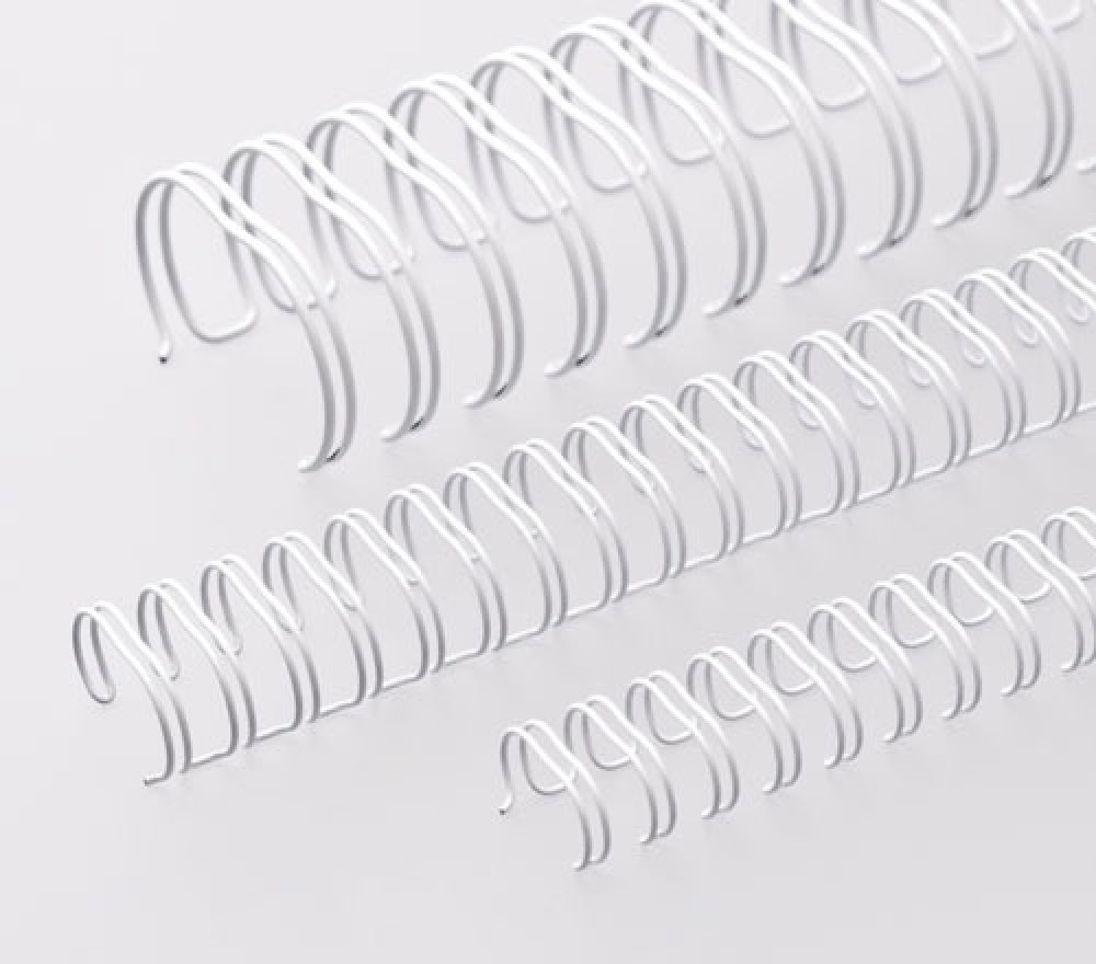 SABB - Snail binding wire, 34 rings - 8 mm - box of 100 pieces - white color