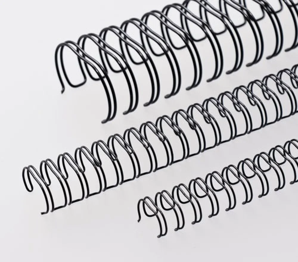 SABB - Snail binding wire, 34 rings - 6 mm - box of 100 pieces - black color