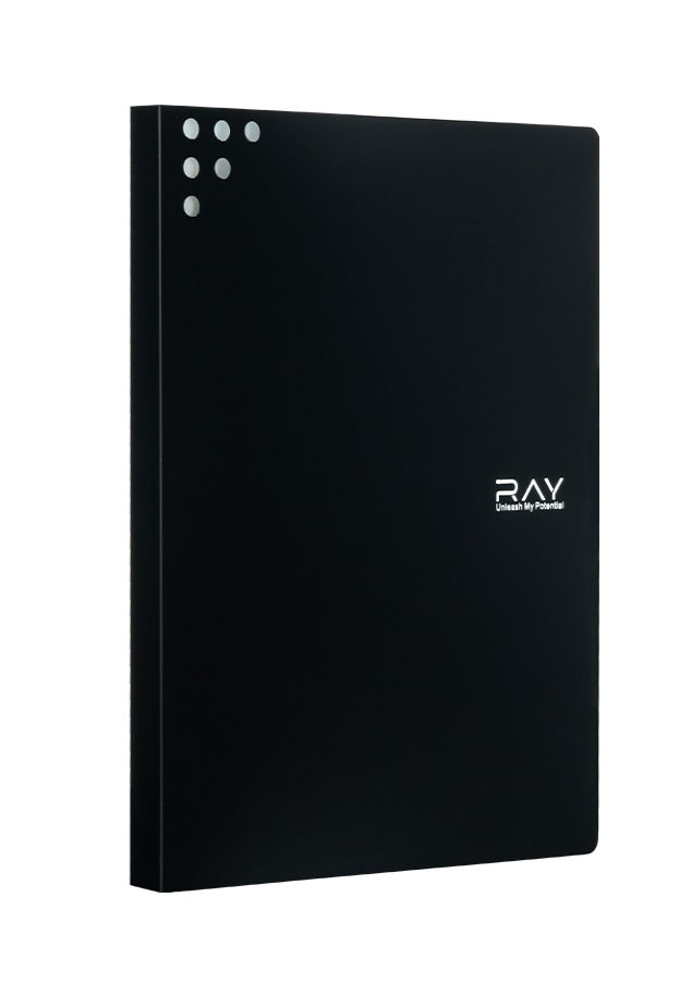 كومكس - حافظة أوراق جيوب 40 جيب مقاس A4  - لون أسود 