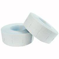 SABB - Plain white two-line pricing paper, pack of 10 rolls