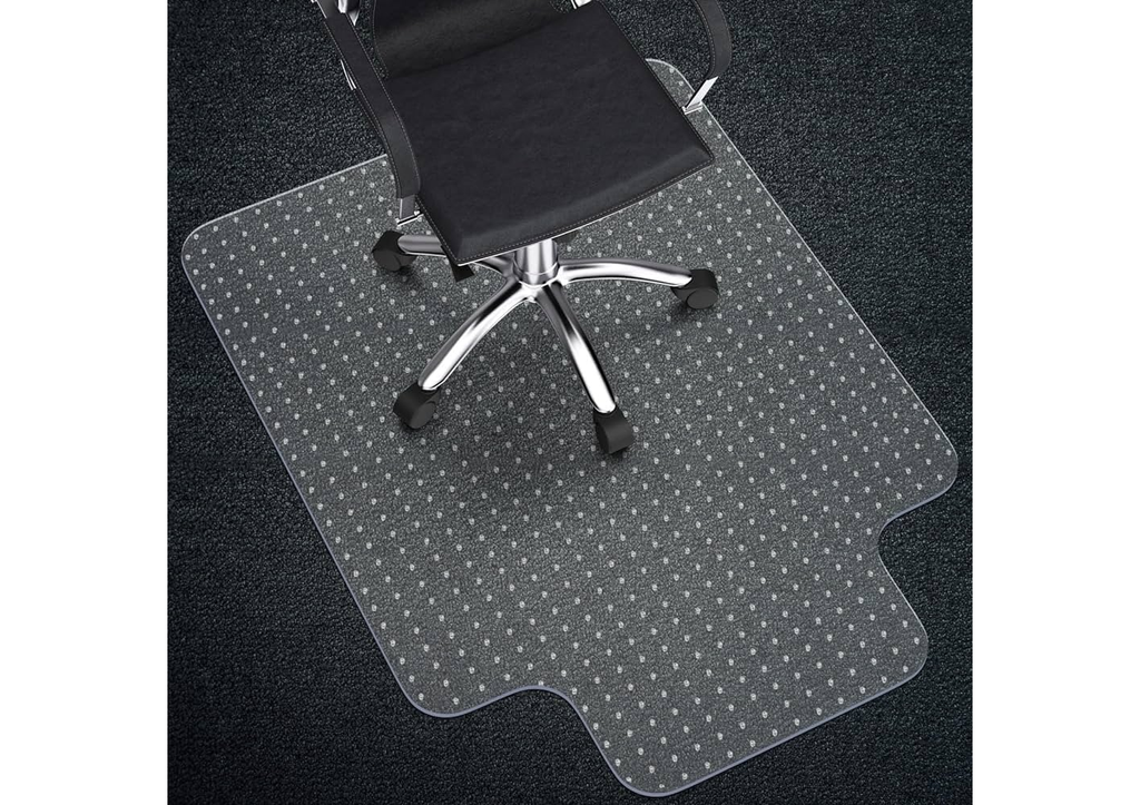 FLOORTEX Chair floor mat with tongue, 90 * 120 cm, PVC