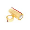 Transparent adhesive tape, size 12 mm * 33 meters - pack of 6 pieces