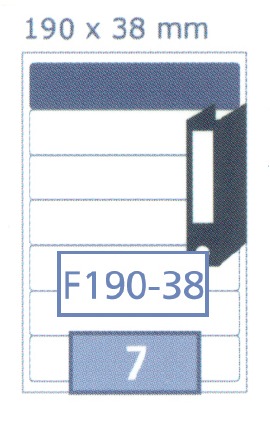 FUTURE - Multi-Purpose Stickers 7 Pieces White Pack of 100 A4 Sheets