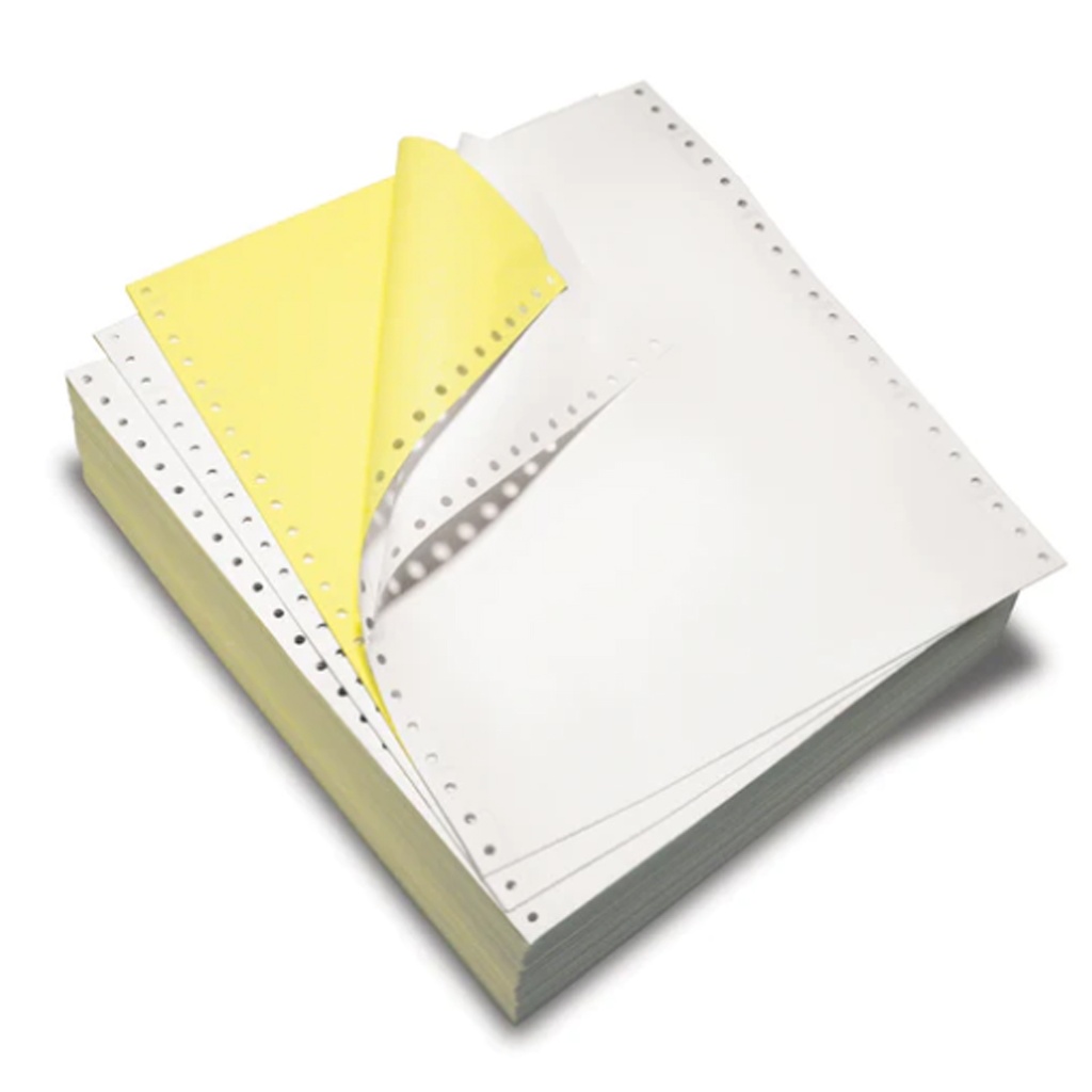 Sinar Line - Two-ply carbonized colored computer paper, pack of 1000 A4 sheets