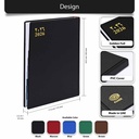 Agenda 2026 Arabic runway, colors according to availability