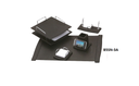 Kong Ping - 5-Piece Desk Set - Black - Base color is black