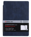Comex - business notebook, 98 sheets of yellow lined paper, A5 size - dark blue color