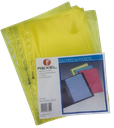 Rexel - A4 perforated folder, yellow box, 100 tablets
