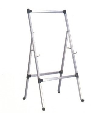 SAB - Whiteboard stand with wheels, 46*285 cm, aluminum