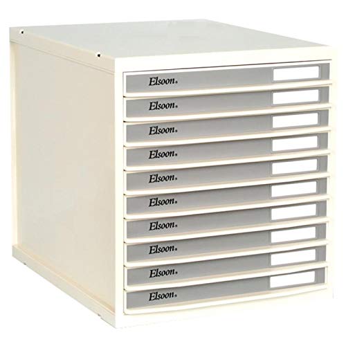 Elson - Plastic Document Box 10 Drawers