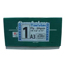 Sinar Line - Plain White Original Computer Paper, Pack of 2000 A3 Sheets