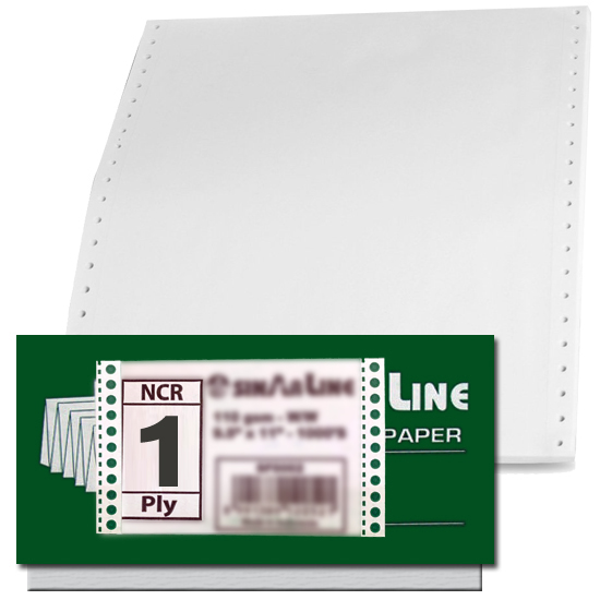 Sinar Line - Original White Computer Paper, Pack of 2000 A4 Sheets
