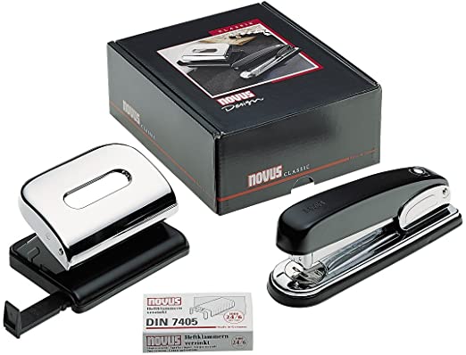 Novus - Chrome Puncher and Stapler Set