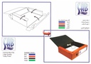 SAB - Plastic Archive Box with F/C Holder - Blue