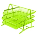 Sub - Mesh Office Basket (Set of 3 Pieces) - Green