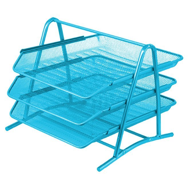 Sub - Mesh Office Basket (Set of 3 Pieces) - Blue