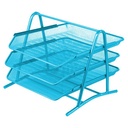 Sub - Mesh Office Basket (Set of 3 Pieces) - Blue